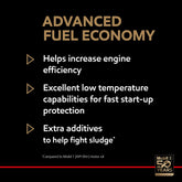 Mobil 1 Advanced Fuel Economy Full Synthetic Motor Oil 0W-16, 5 Quart